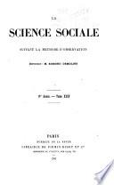 La Science sociale suivant la méthode d'observation