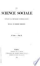 La Science sociale suivant la méthode d'observation