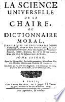 La science universelle de la chaire ou Dictionnaire moral