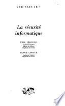 La sécurité informatique