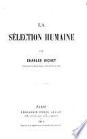 La sélection humaine