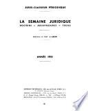 La semaine juridique