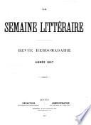 La semaine littéraire