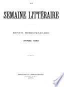 La Semaine littéraire
