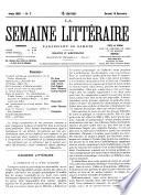 La Semaine littéraire