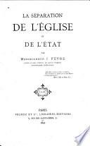 La séparation de l'Église et de l'État