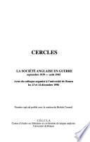 La société anglaise en guerre