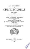 La Société de charité maternelle de Paris