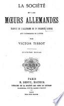 La société et les moeurs allemandes