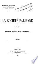 La Société fabienne et le mouvement socialiste anglais contemporain