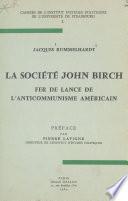 La société John Birch