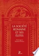 La société romaine et ses élites