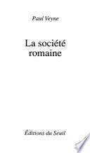 La société romaine