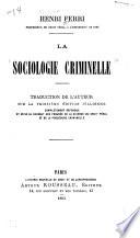 La Sociologie criminelle