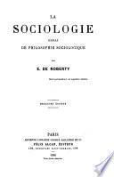 La sociologie