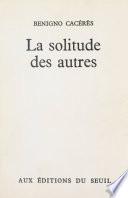 La solitude des autres