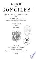 La Somme des Conciles généraux et particuliers