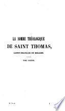 La somme théologique de Saint Thomas