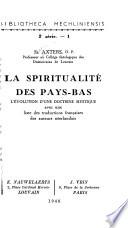 La spiritualite des Pays-Bas