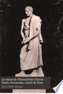 La statue de Démosthène à Knole Parks, Sevenoaks, comté de Kent