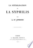 La stérilisation de la syphilis