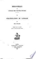 La stratification du langage