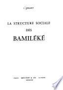 La structure sociale des Bamiléké