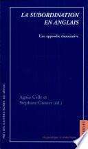 La subordination en anglais