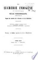 La Sucrerie indigène et coloniale