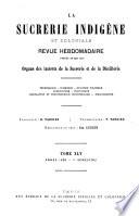 La Sucrerie indigène et coloniale