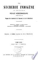 La sucrerie indigène et coloniale