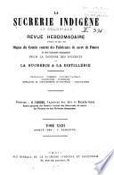 La Sucrerie indigène et coloniale
