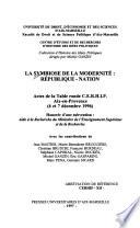 La symbiose de la modernité