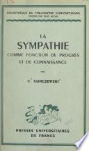 La sympathie, comme fonction de progrès et de connaissance