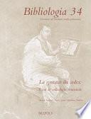 La syntaxe du codex