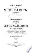 La table du végétarien ...