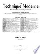 La Technique moderne