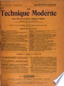 La technique moderne