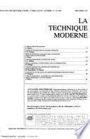 La Technique moderne