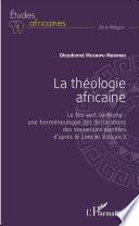 La théologie africaine