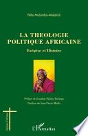 La théologie politique africaine