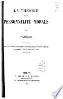 La théorie de la personnalité morale