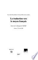 La traduction vers le moyen français