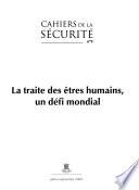 La traite des êtres humains, un défi mondial
