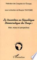 La transition en République démocratique du Congo