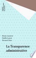 La Transparence administrative