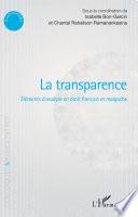 La transparence