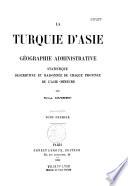 La Turquie d'Asie