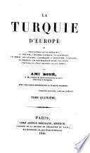 La Turquie d'Europe
