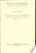 La vendita dei beni nazionali nella Repubblica Romana del 1798-1799